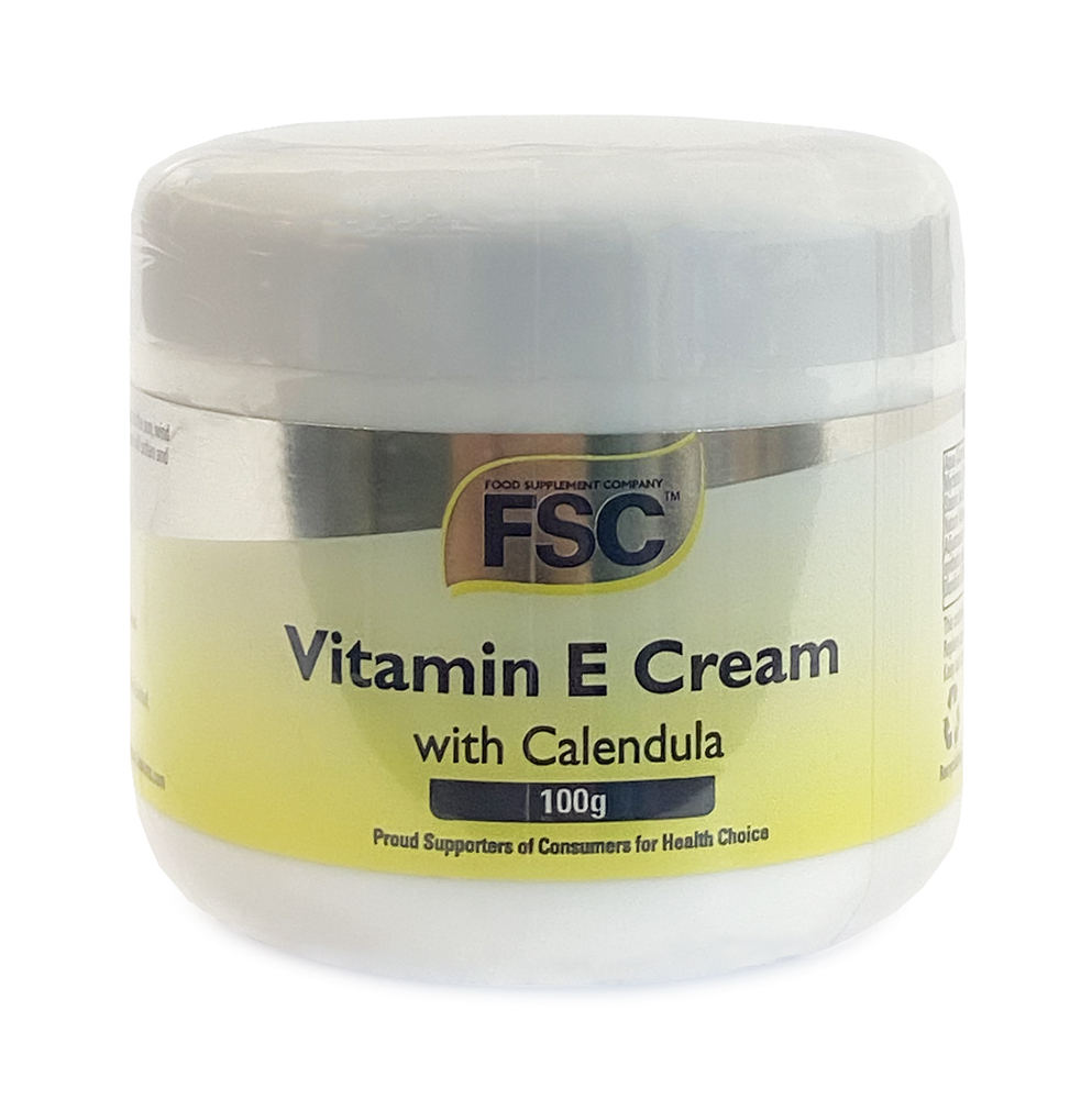 FSC Vitamin E Cream with Calendula 100g Natural Health Products